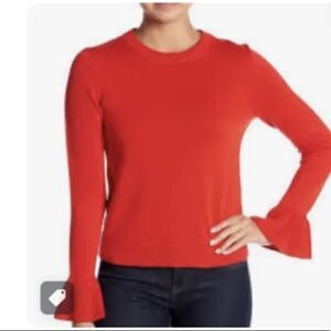 j crew belle sleeve boho long sleeve too style HO730 In grey